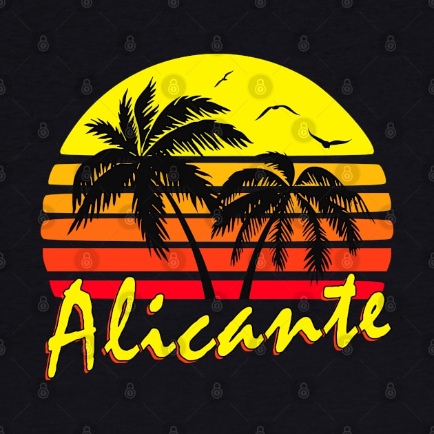 Alicante Retro Sunset by Nerd_art